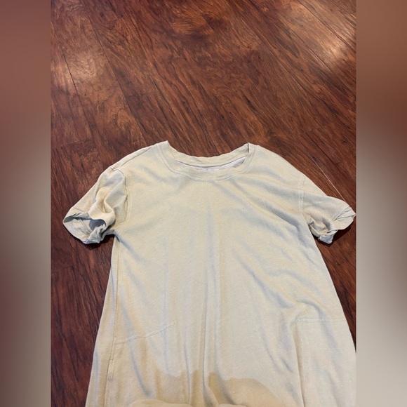 Free People Beach Havana Tee Dress Flowy Slouchy Maxi Ruffle Size Medium - Picture 3 of 5